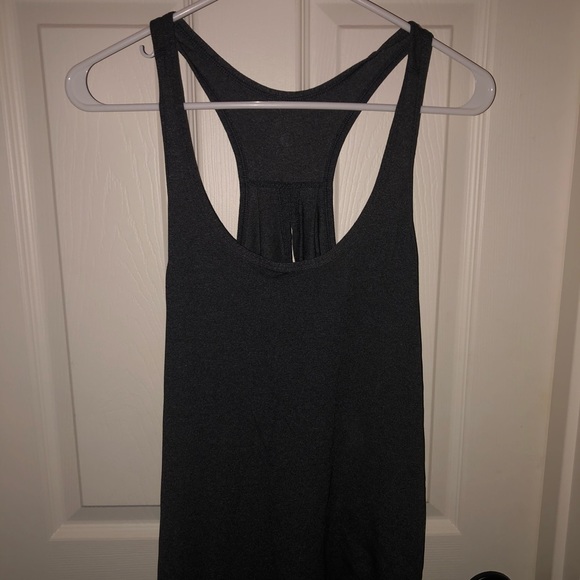 lululemon athletica Tops - Dark Grey Lululemon Workout Tank Top!! lululemon athletica Tops - Dark Grey Lululemon Workout Tank Top!!